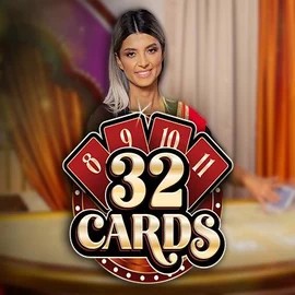 32 Cards slot visual from Ezugi available on spinstein.ca