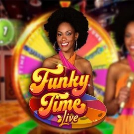 Live Casino logo of Funky Time from Evolution at Spinstein Casino