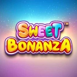 Official Slots logo: Sweet Bonanza by Pragmatic Play at Spinstein Casino